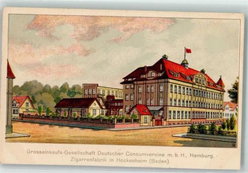 Hockenheim 1918 Zigarettenfabrik