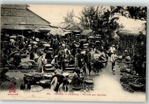 Haiphong - Gemüsemarkt