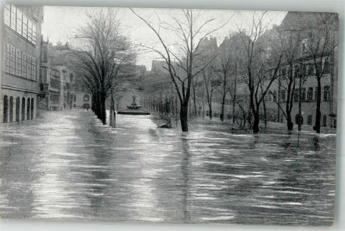 Nürnberg Hochwasser-Katastrophe 5.2.1909 Maxplatz