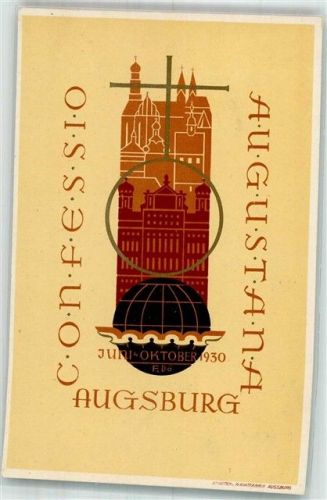 Augsburg 1930 400 Jahrfeier Confessio Augustana 1930