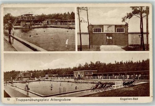Altengrabow Engelien-Bad Schwimmbad Sprungturm
