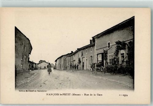 55500 Nancois-sur-Ornain 1918 - Bahnhostraße