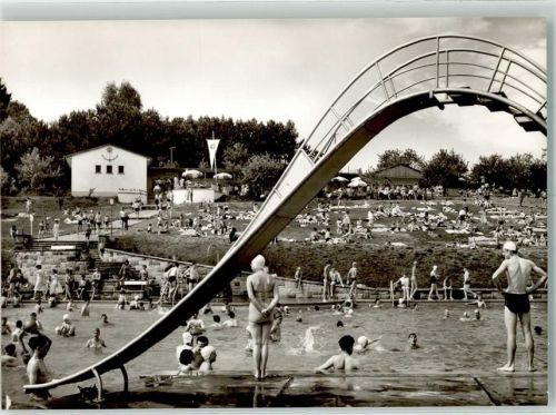Hünfeld Schwimmbad Haselgrund Wasserrutsche