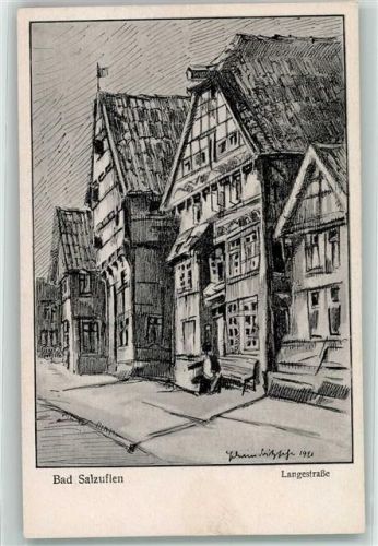 Bad Salzuflen Langestraße sign Edwin Fritzsche