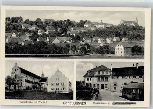 Oberelchingen Klosterkirche Pfarrhof Klosterbrauerei