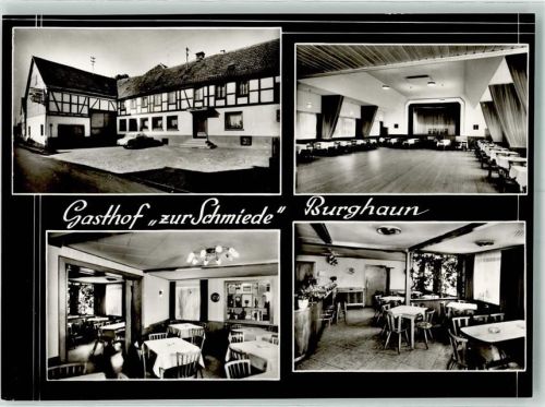 Burghaun Gasthaus zur Schmiede Gastraum Festsaal