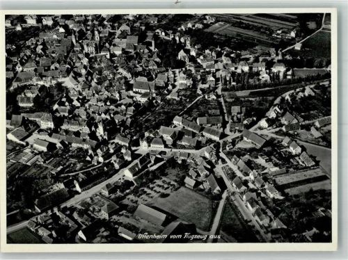 Uffenheim Fliegeraufnahme Uffenheim