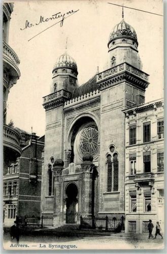 Antwerpen Anvers Synagoge 1905
