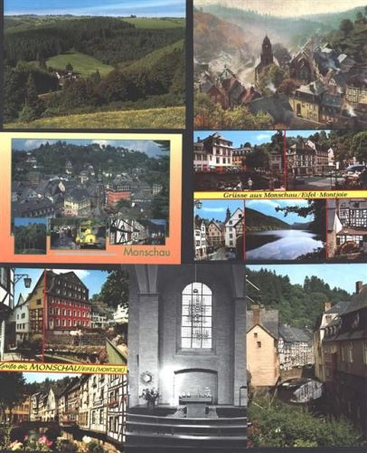Monschau Lot mit 12 div AK