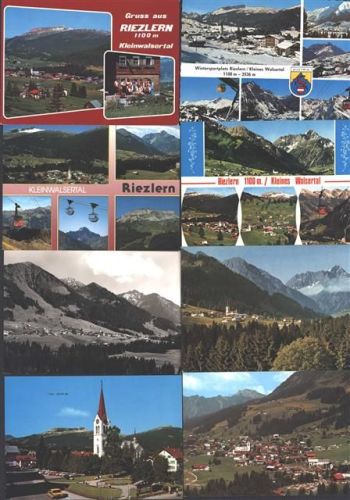 Riezlern Lot mit 10 div AK