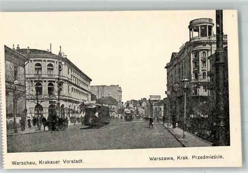 Warschau Straßenbahn Krakauer Vorstadt