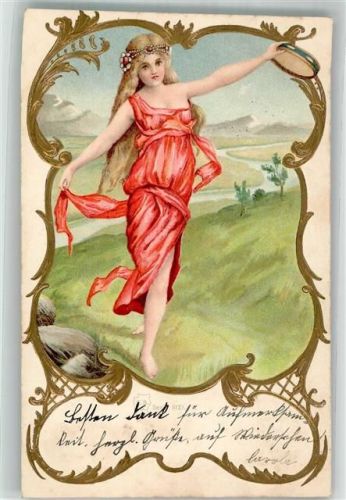 1903 Jugendstil Frau Serie 8121