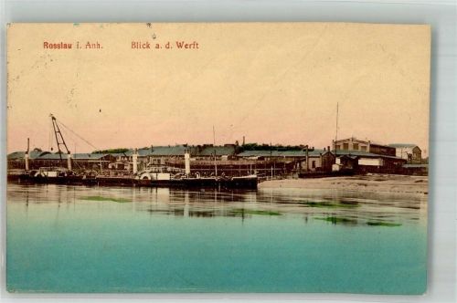 Roßlau Blick a.d. Werft