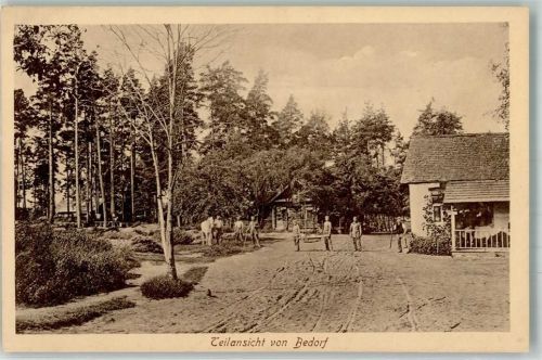 1917 Kaserne WK I Ort handschriftlich Bedorf