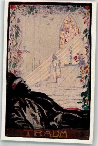 1914 - 1918 sign. W. Ditz Der Traum feldgraues Spiel zu Gunsten des Kriegsliebesdienstes
