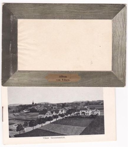 Bruchhausen-Vilsen ausziehbarer Papierstreifen Rahmen an 3 Seiten offen Kriegerdenkmal Marktplatz Hotel Louisville Badeanstalt Vilser Holz Eingang Forellenteich forsthaus Heiligenberg Mühlenteich Heiligenberg Sanatorium Berxen Bruchhausen Kgl. Amtsgericht