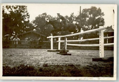 W8398 Anzing Hindernisreiten Privatfoto AK