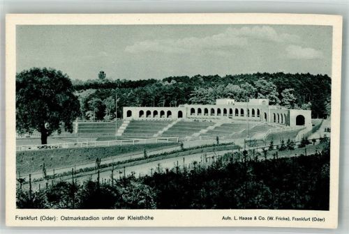 Frankfurt Foto W. Fricke Ostmarkstadion unter der Kleisthöhe