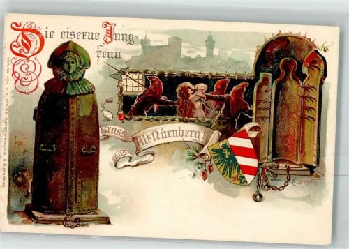 Nürnberg sign. Scholle E. Eiserne Jungfrau