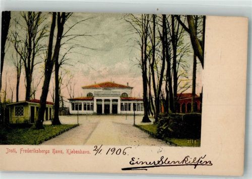 Kopenhagen 1906 Fredirksbergs Have