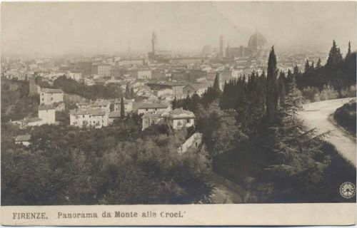 um 1900 Firenze, Panorama da Monte alle Croci. Italien.,NPG