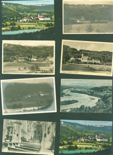 Schäftlarn Lot mit 9 AK und 1 Foto Kloster