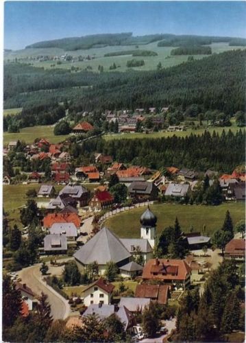 um 1970-80 Hinterzarten, Kirche,Gebr. Metz AKU1