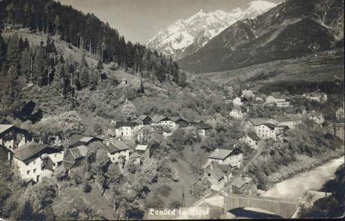 um 1930/40 Landek, Tirol: Ansicht,J. Scheer AKU2