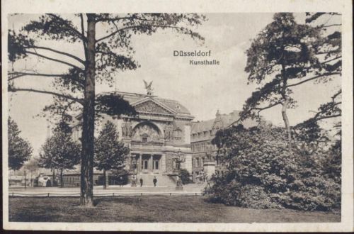 um 1920-30 Düsseldorf, Kunsthalle/hall of arts