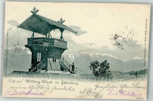 Schönberg 1901 Wetterstation Witting-Warte