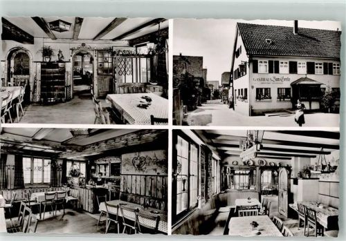 Strümpfelbach Gasthaus zum Gretle Gastraum Kachelofen R.S. Chronik