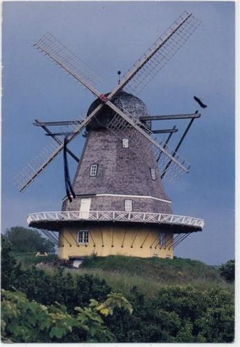 1991 - Windmühle in Dänemark (windmill in Denmark).,Wadmanns Forlag AKU2