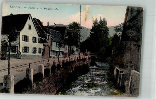 Kandern An der Hauptstrasse Dorfbach