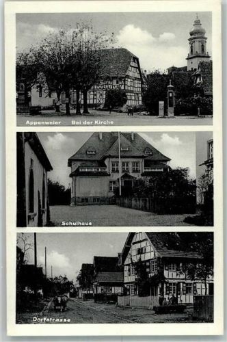 77767 W7604 Appenweier - Kirche Schule Notrufsäule