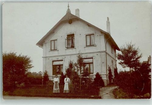 Hamburg Villa Ort handschriftlich