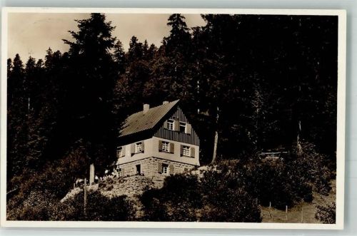 76571 W7560 Erbersbronn , Baden - Kurhaus u. Pension z. grünen Wald Landpost Erbersbronn über Forbach