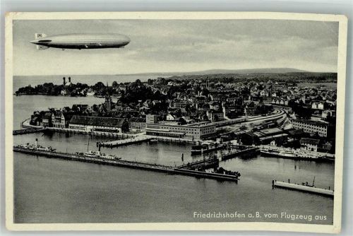 Friedrichshafen 1937 Luftbild v. H. Sting 85087 WK II