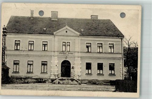 Augsburg Gasthaus Sonne gelocht Ort handschriftlich
