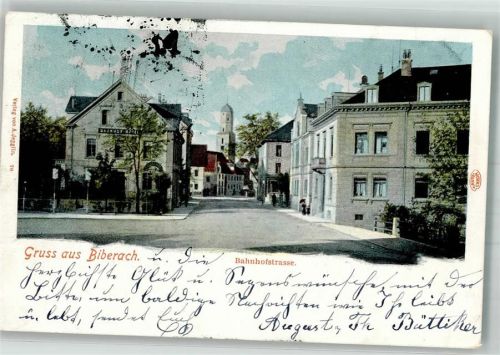 Biberach 1901 Bahnhofstraße