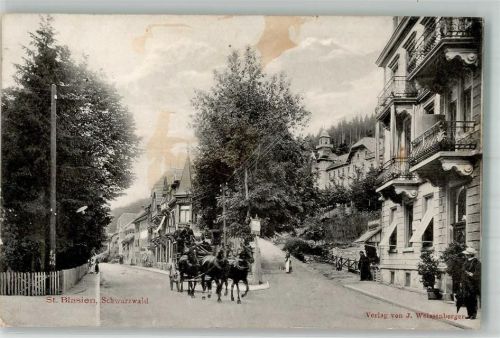 St. Blasien 1906 Postkutsche
