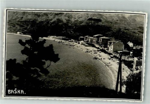 Baska 1934 Schwimmbad Strand