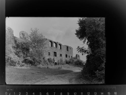 78224 W7700 Singen (Hohentwiel) GLASNEGATIV Ruine
