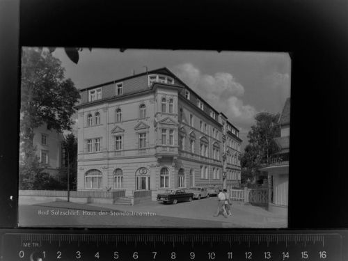 36364 W6427 Bad Salzschlirf GLASNEGATIV Haus der Standesbeamten