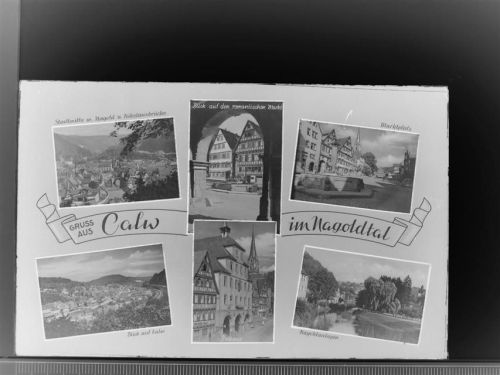 Calw Mehrfachbildkarte