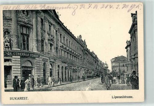 Bukarest Bucuresti 1918 - Lipscanisstraße