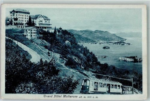 Mottarone 1937 Bergbahn Grand Hotel Mattarone
