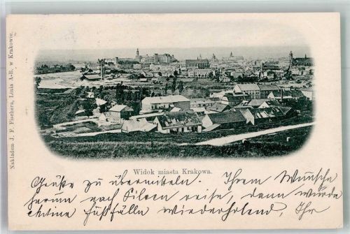 Krakau 1900 Adelskorrespondens