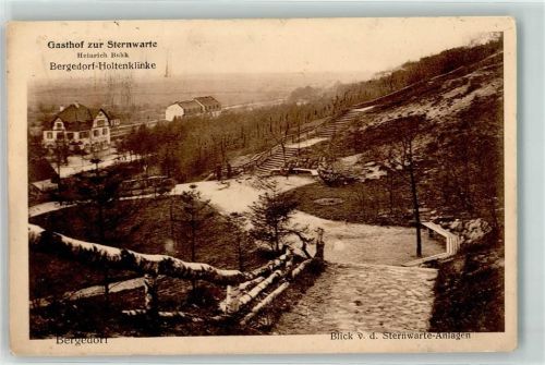 Bergedorf 1915 Gasthaus zur Sternwarte Anlgen