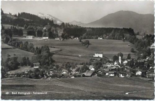 1965 Bad Kohlgrub, Stahl- und Moorbad, Ansicht,H. Kronburger AKU1