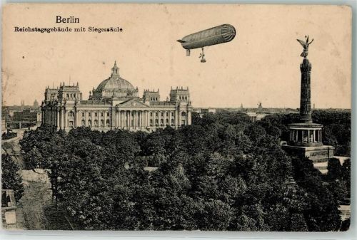 W1000 Berlin Mitte Reichstagsgebäude Zeppelin